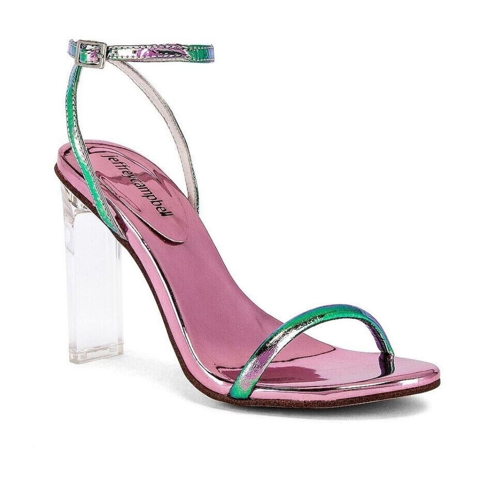 Jeffrey Campbell Pink and Green Heels